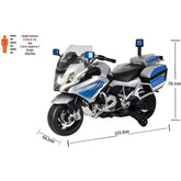 BMW 12V Ride-On Police Motorcycle – Silver - Colorland Toys